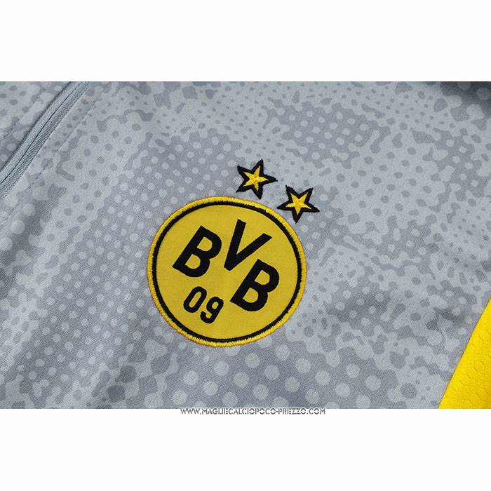 Tuta da Track Felpa Borussia Dortmund 25/26 Grigio